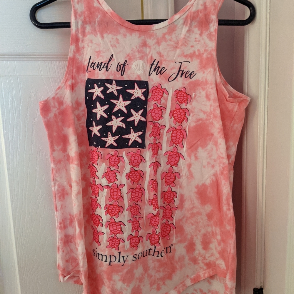 Simply Southern tie dye tank